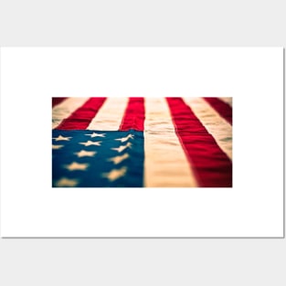 American Flag Sticker Posters and Art